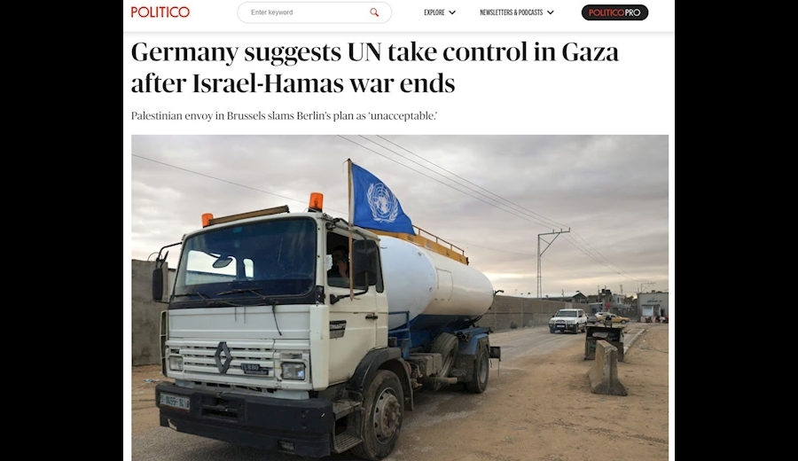 پیشنهاد زیاده خواهانه آلمان درباره غزه
