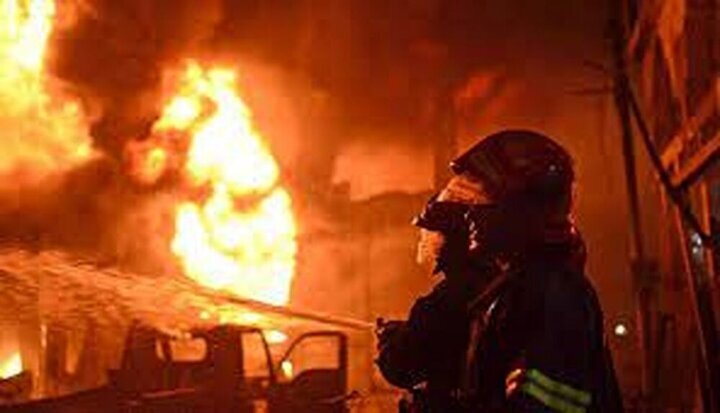 مصدومیت ۱۹ نفر در حاذثه آتش سوزی «صدرا» 