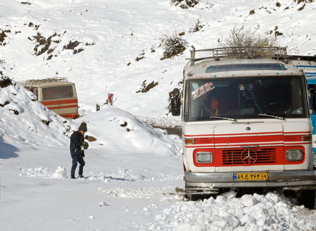 برف پاییزی در کردستان