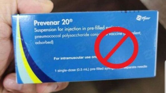 واکسن Prevenar 20 فایزر قاچاق است