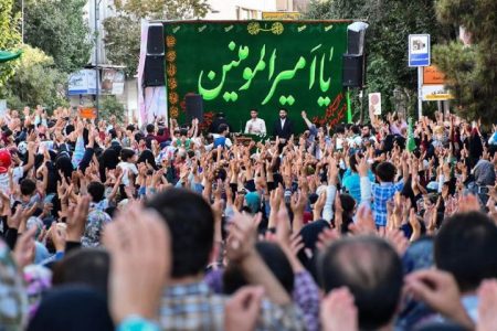 برگزاری جشن کیلومتری غدیر در شیراز