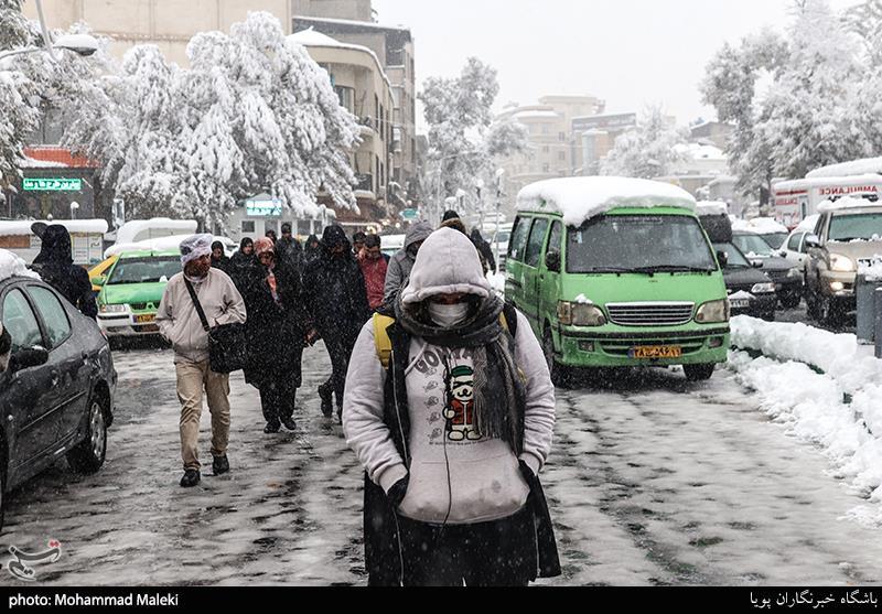 تداوم بارش باران و برف در اکثر مناطق کشور 