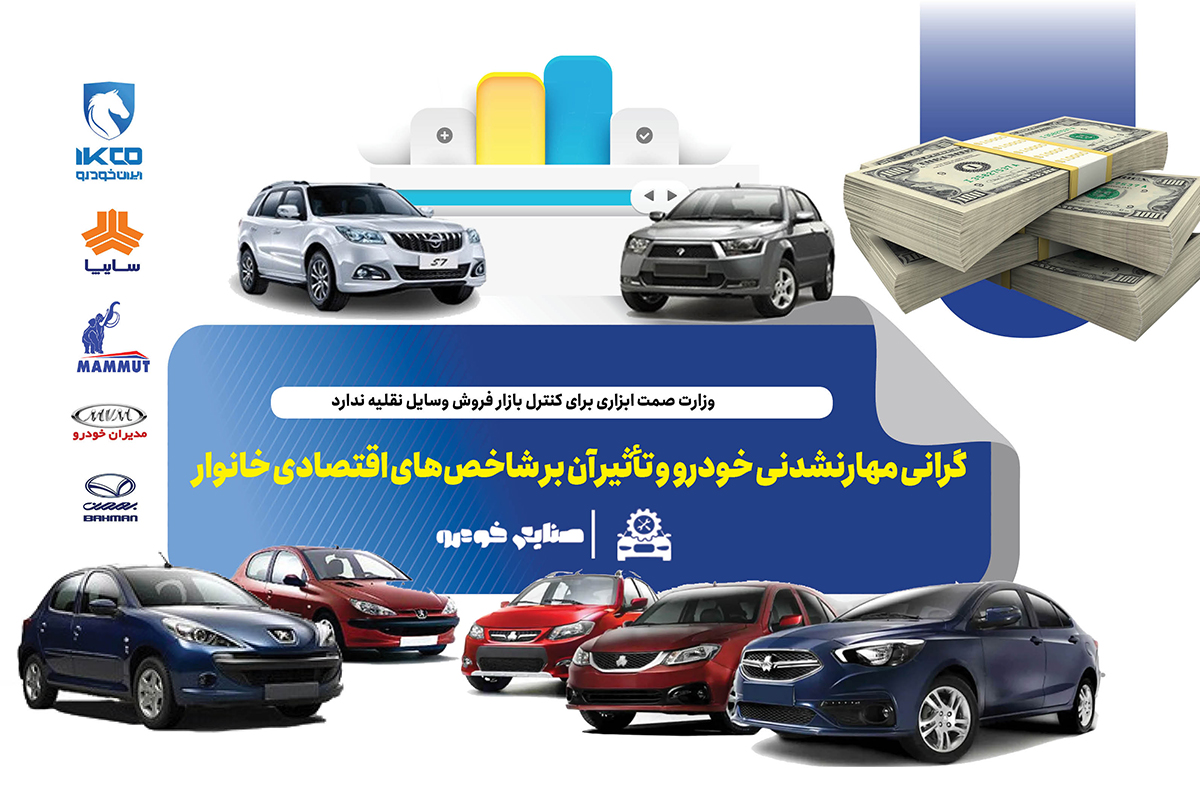 گرانی مهارنشدنی خودرو و تأثیر آن بر شاخص‌های اقتصادی خانوار