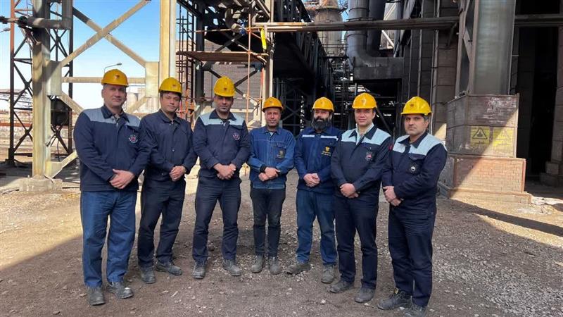 نصب ولو مرزی خط آب اضطراری سرباره كوره بلند ۳ با یك دهم هزینه برآورد اولیه