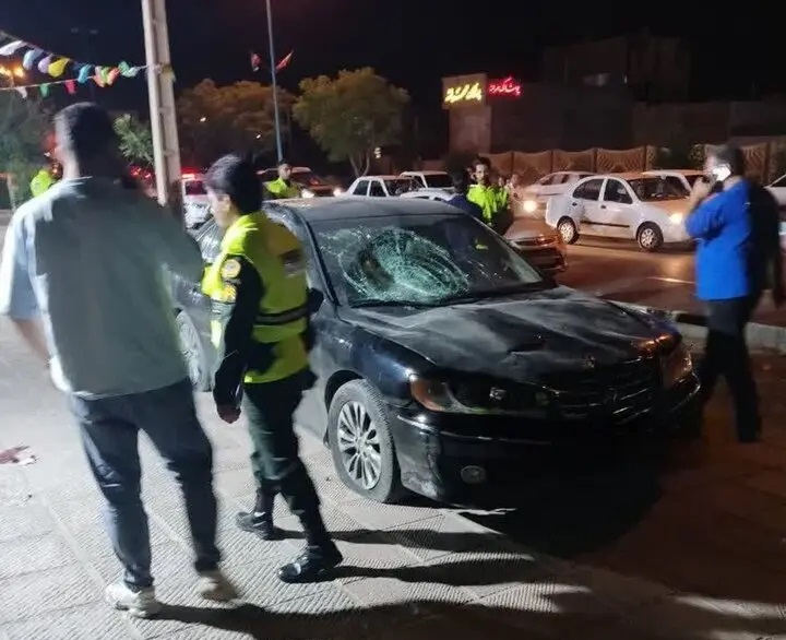 فوت دختر ۱۳ ساله در تصادف تجمع‌کنندگان یزد