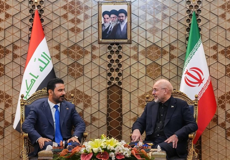 قالیباف و نخست‌وزیر عراق بر توسعه همکاری‌های دوجانبه تأکید کردند