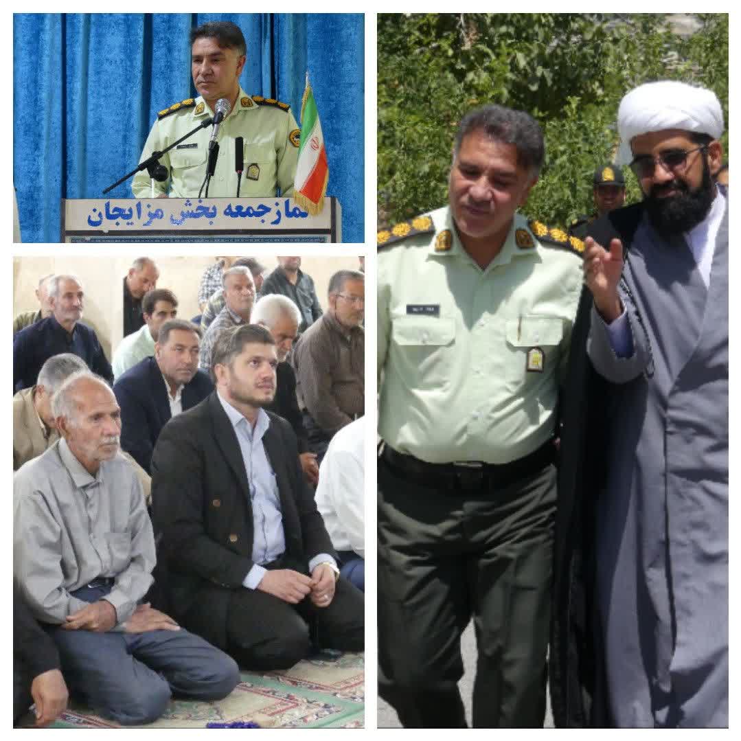 امنیـت پایدار، ضامن توسعـه بخـش؛ علی حسـامپـور سکان‌دار فرماندهی پاسـگاه انتظامی بخش مزایجـان شد