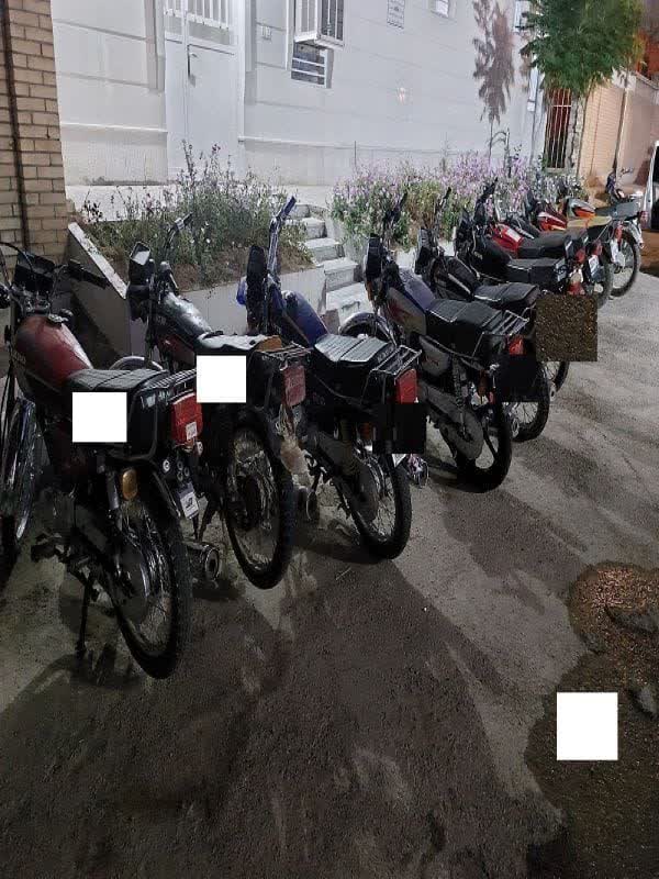 توقيف 23 دستگاه موتورسيکلت متخلف در نی ریز