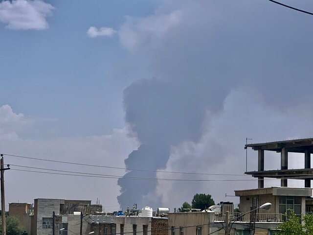 آتش سوزی سنگین نیزارها در جنوب شیراز