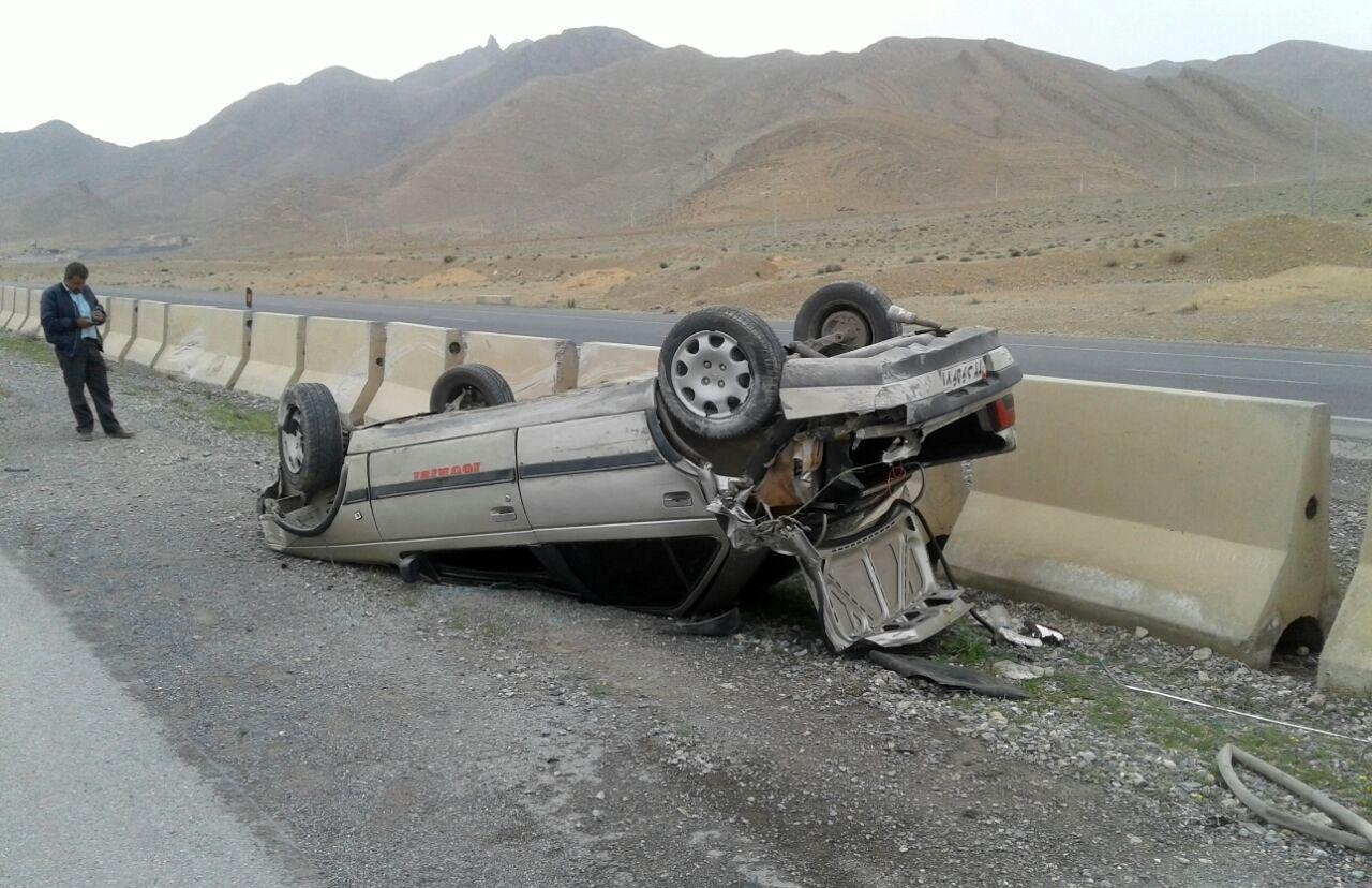 ۴ کشته و یک مجروح در واژگونی خودرو در جاده کوه‌چنار